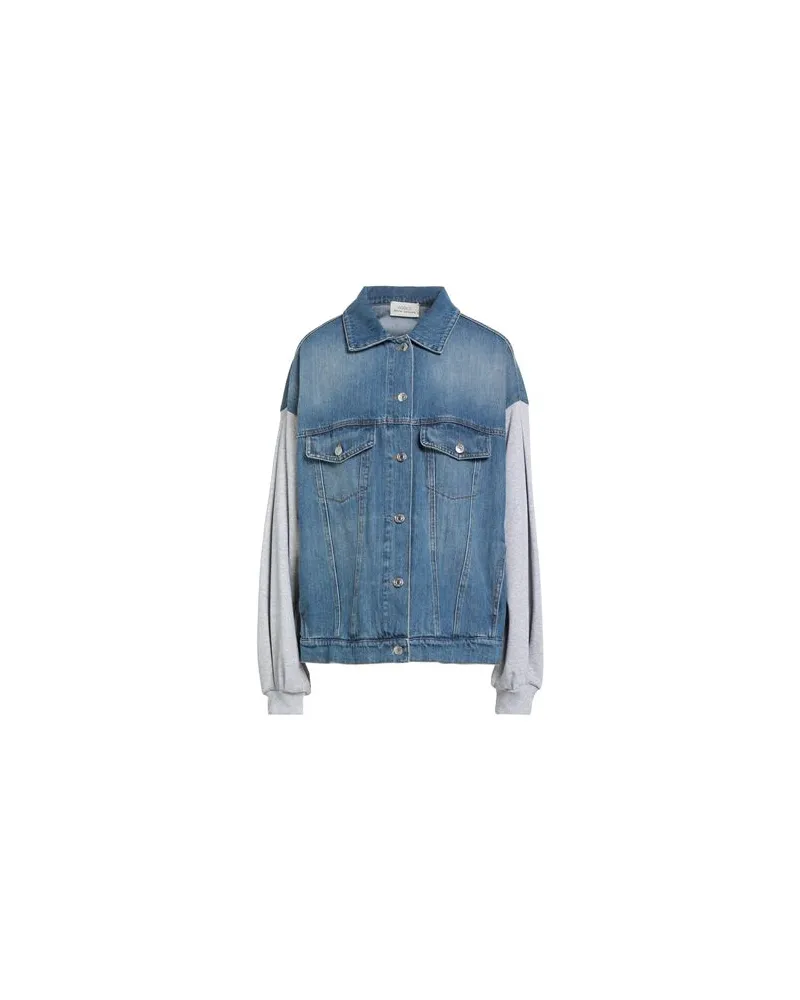 VICOLO DENIM COUTURE  - JACKEN & MÄNTEL - Jeansjacken/Mäntelauf YOOX.COM Blau