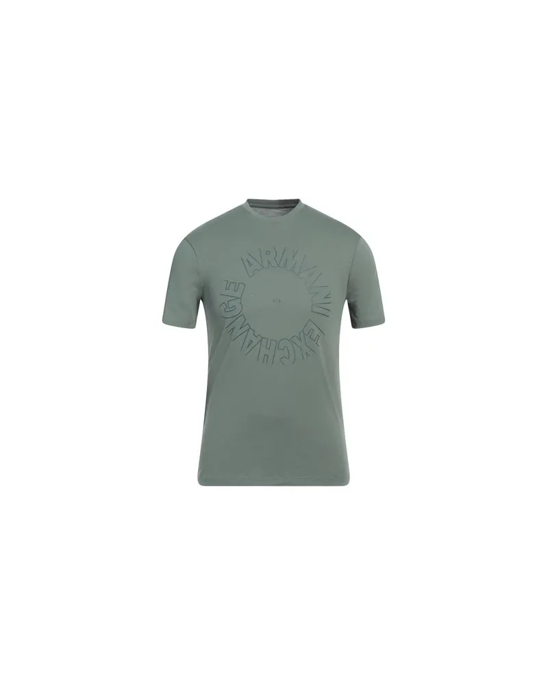 Armani Exchange TOPS - T-shirtsauf YOOX.COM Militärgrün