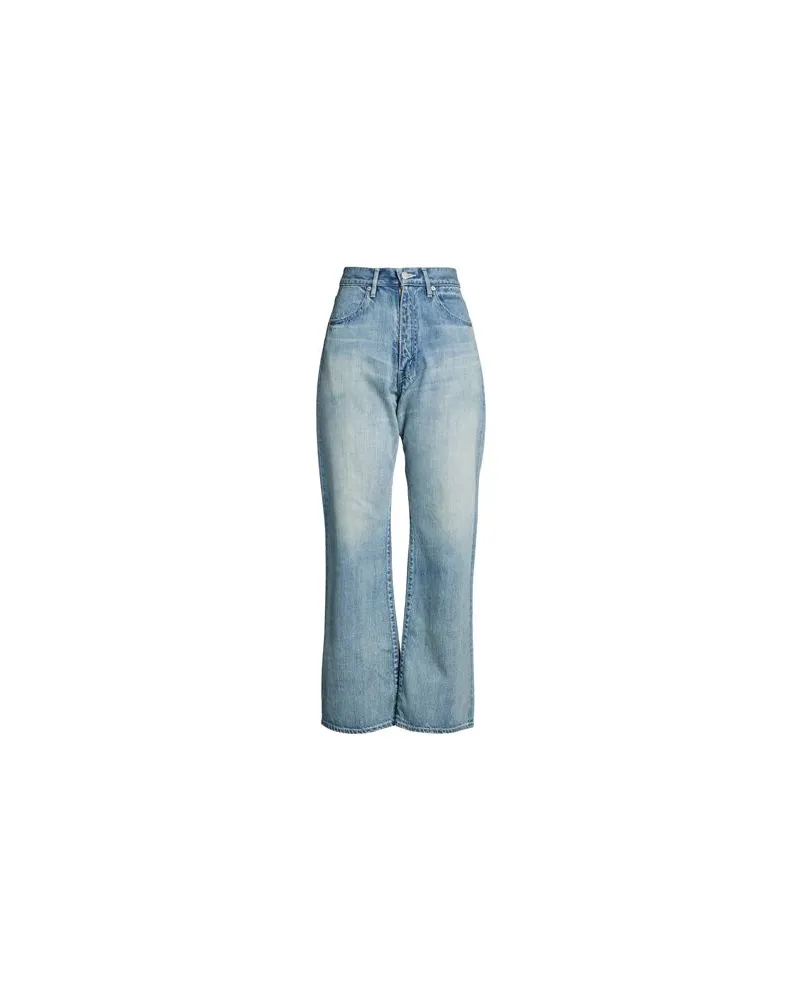 AURALEE HOSEN & RÖCKE - Jeanshosenauf YOOX.COM Blau