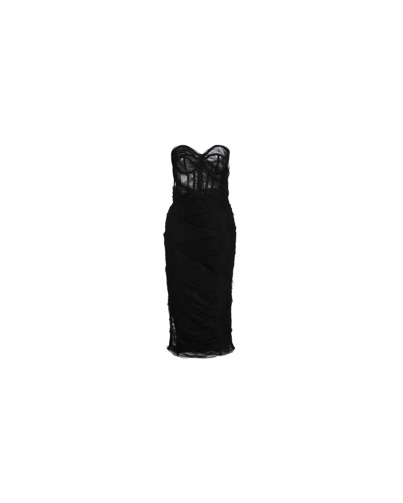 Dolce & Gabbana KLEIDER - Midi-Kleiderauf YOOX.COM Schwarz