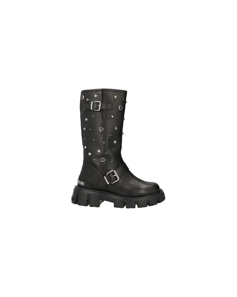 Moschino SCHUHE - Stiefelauf YOOX.COM Schwarz