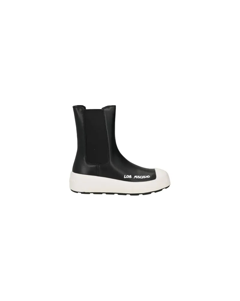 Moschino SCHUHE - Stiefelettenauf YOOX.COM Schwarz