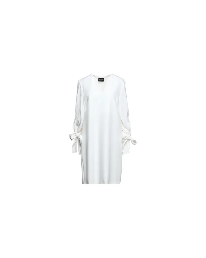 Atos Lombardini KLEIDER - Mini-Kleiderauf YOOX.COM Weiß