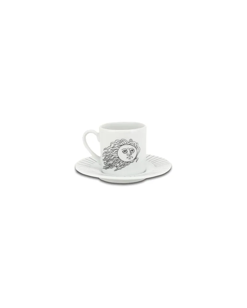 Fornasetti Solitario   - ESSEN & KÜCHE - Tassenauf YOOX.COM Weiß