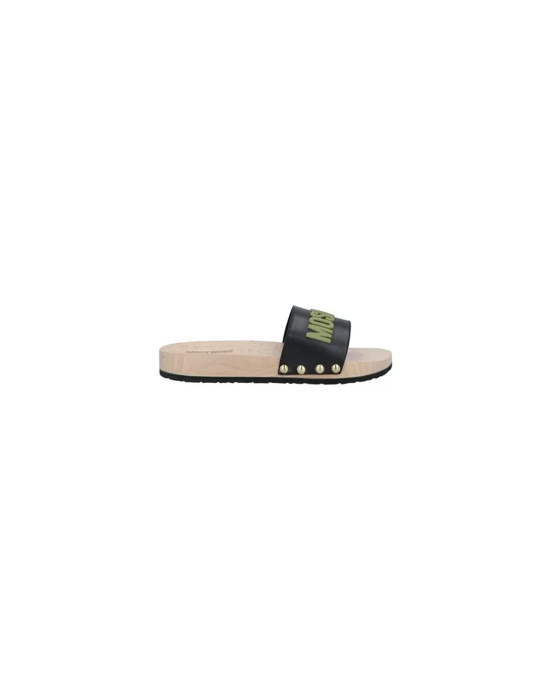 Moschino SCHUHE - Sandalenauf YOOX.COM Schwarz