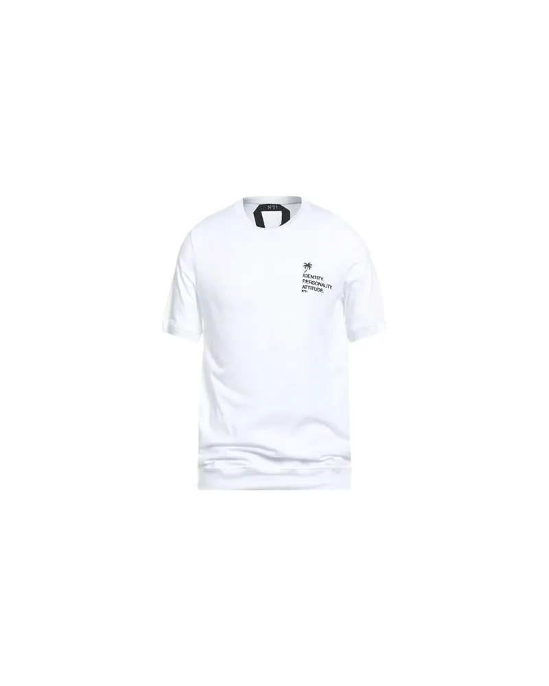 N° 21 TOPS - T-shirtsauf YOOX.COM Weiß