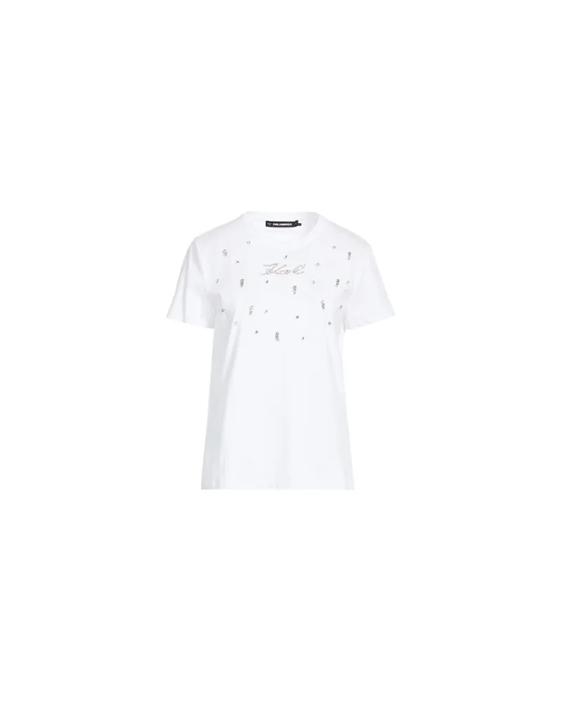 Karl Lagerfeld TOPS - T-shirtsauf YOOX.COM Weiß