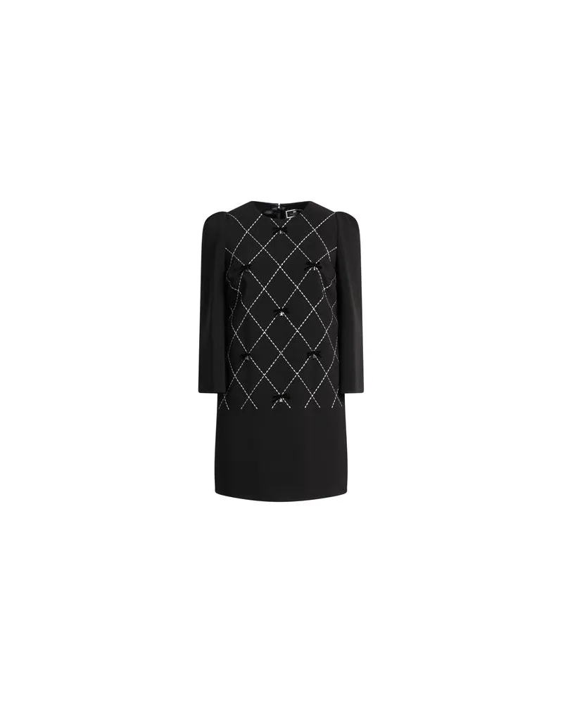 Elisabetta Franchi KLEIDER - Mini-Kleiderauf YOOX.COM Schwarz