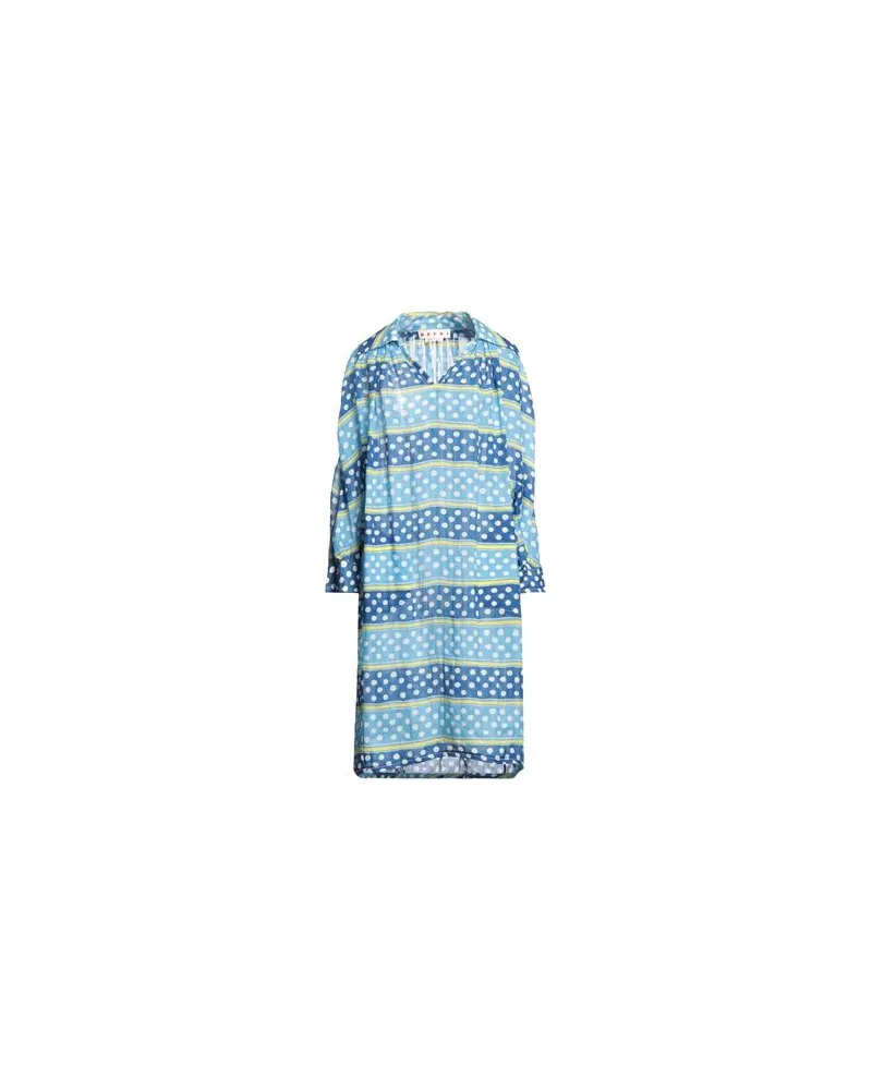 Marni KLEIDER - Midi-Kleiderauf YOOX.COM Azurblau