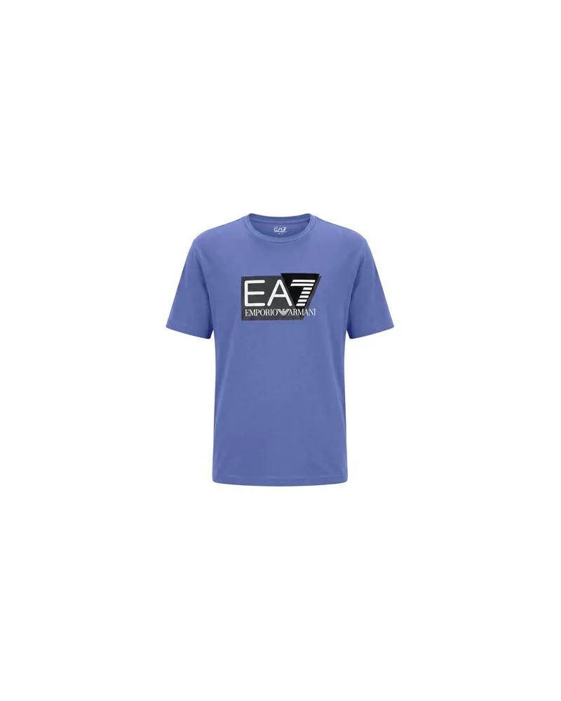 EA7 TOPS - T-shirtsauf YOOX.COM Blau