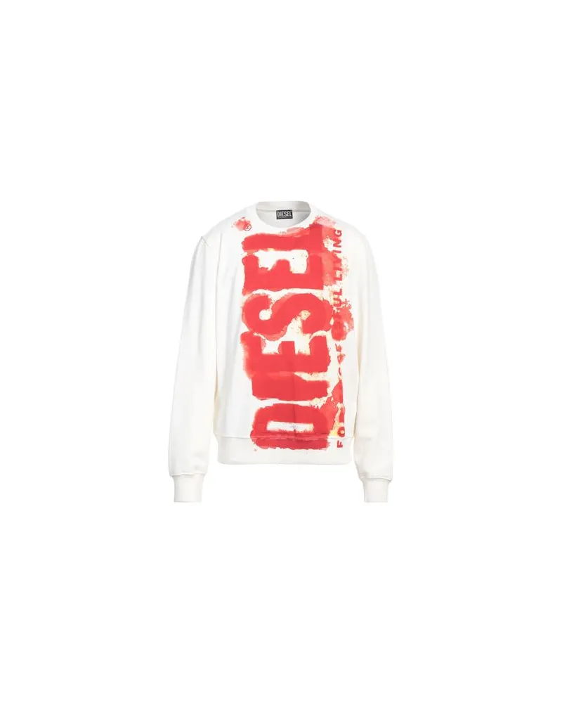 Diesel TOPS - Sweatshirtsauf YOOX.COM Weiß