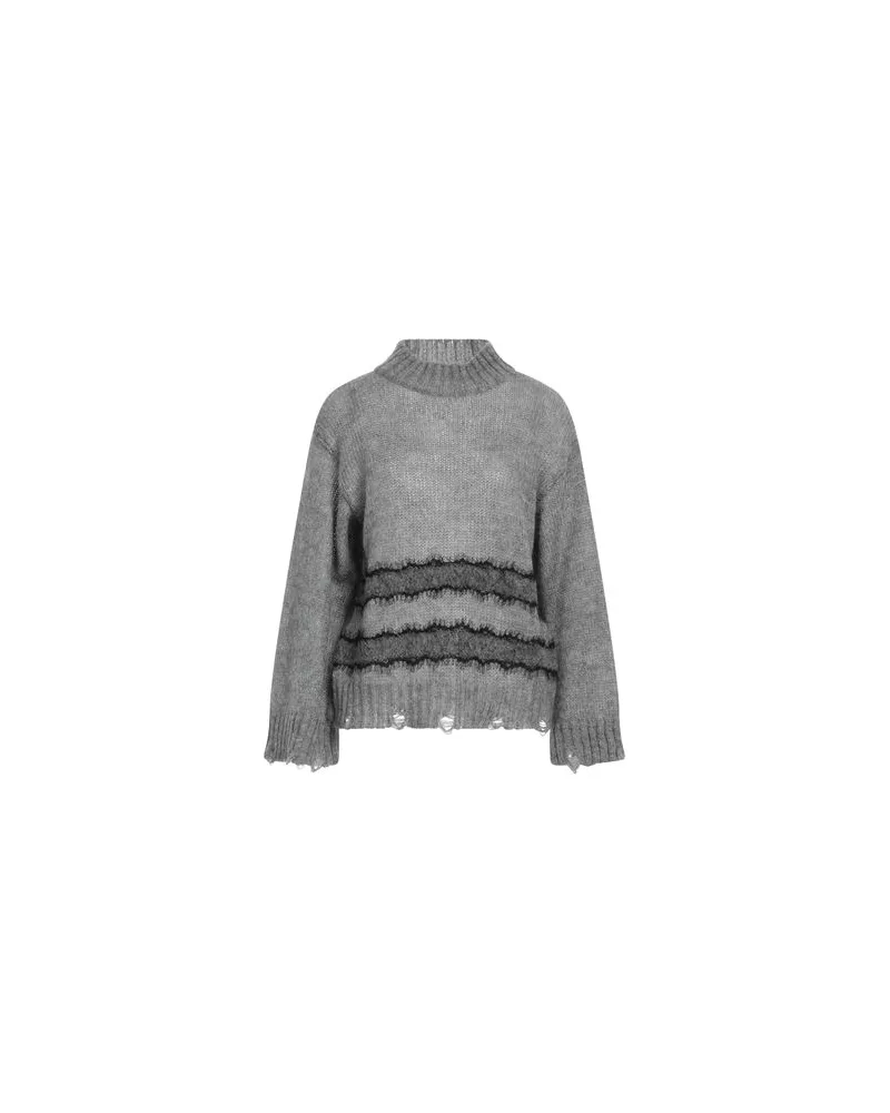 Icona By Kaos STRICKWAREN - Rollkragenpulloverauf YOOX.COM Grau