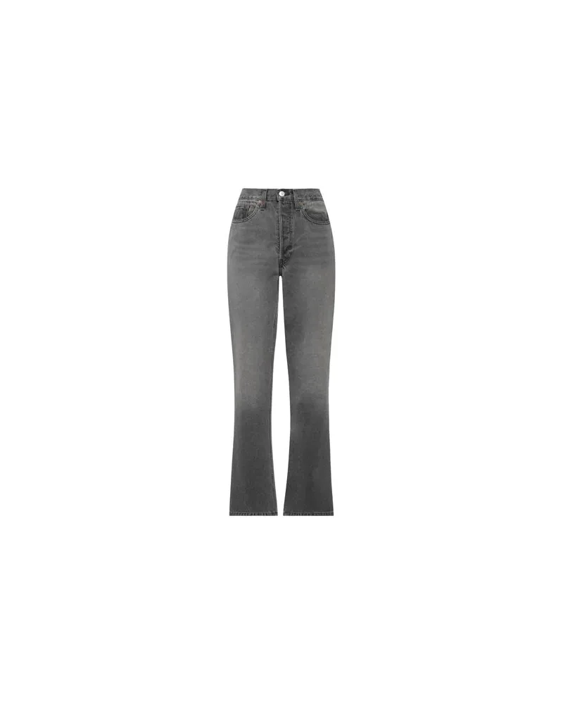 RE/DONE HOSEN & RÖCKE - Jeanshosenauf YOOX.COM Schwarz