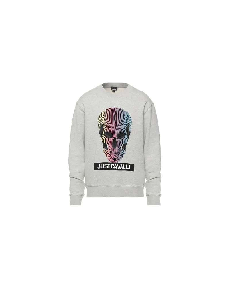 Just Cavalli TOPS - Sweatshirtsauf YOOX.COM Hellgrau