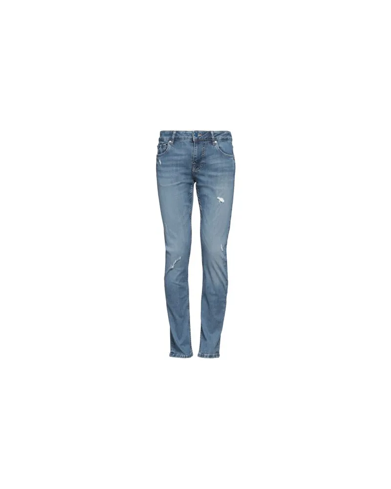 Guess HOSEN & RÖCKE - Jeanshosenauf YOOX.COM Blau