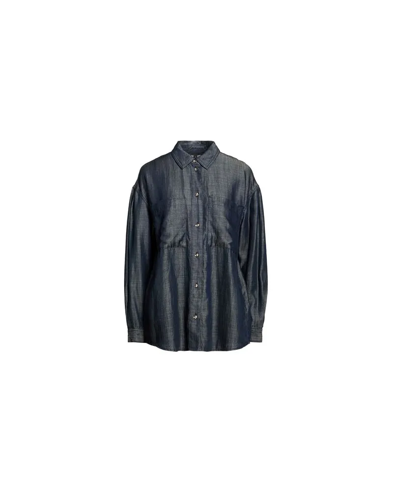 Armani Exchange TOPS - Hemdenauf YOOX.COM Blau