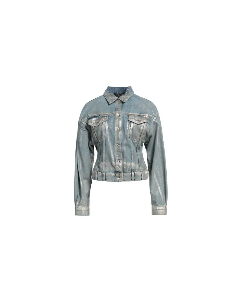 Patrizia Pepe JACKEN & MÄNTEL - Jeansjacken/Mäntelauf YOOX.COM Blau