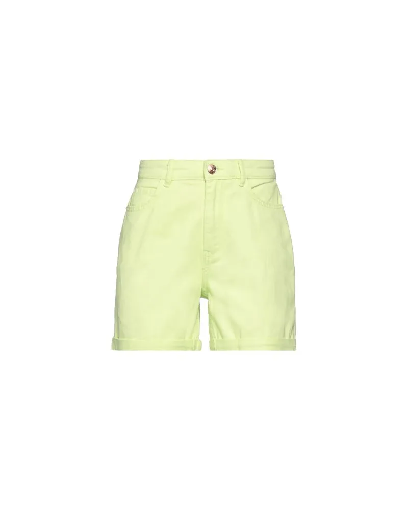 only HOSEN & RÖCKE - Jeansshortsauf YOOX.COM Limettengrün