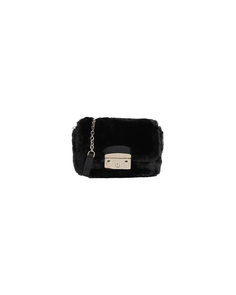 Furla METROPOLIS MINI CROSSBODY  - TASCHEN - Umhängetascheauf YOOX.COM Schwarz