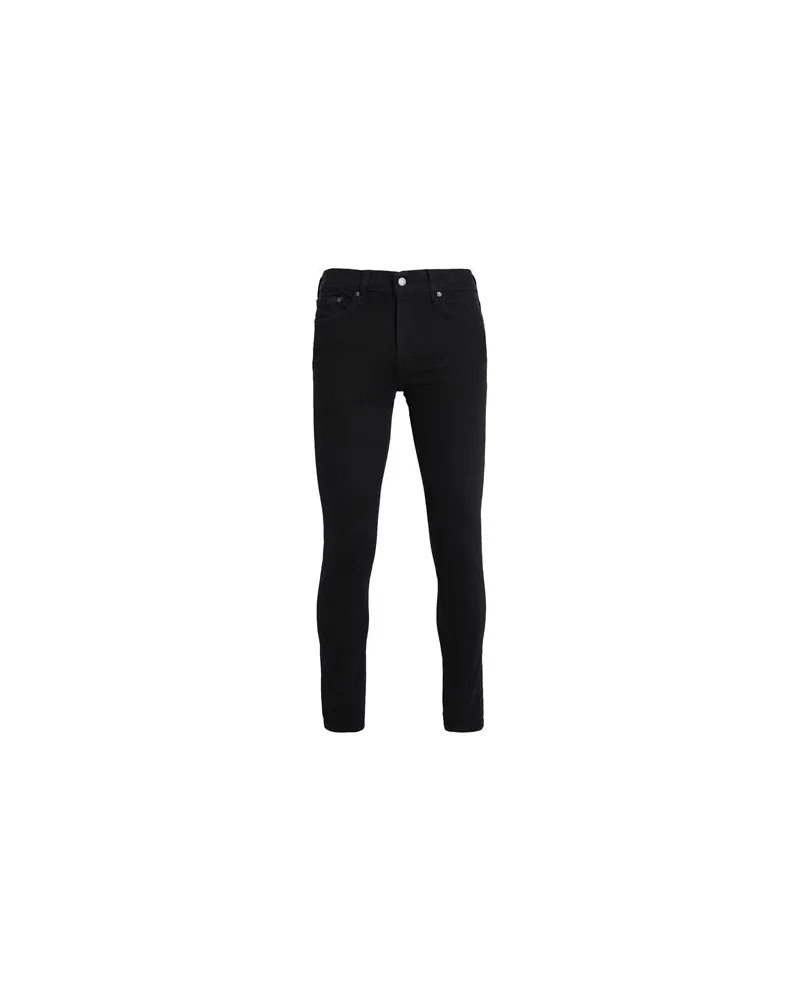 Levi's SKINNY TAPER - HOSEN & RÖCKE - Jeanshosenauf YOOX.COM Schwarz