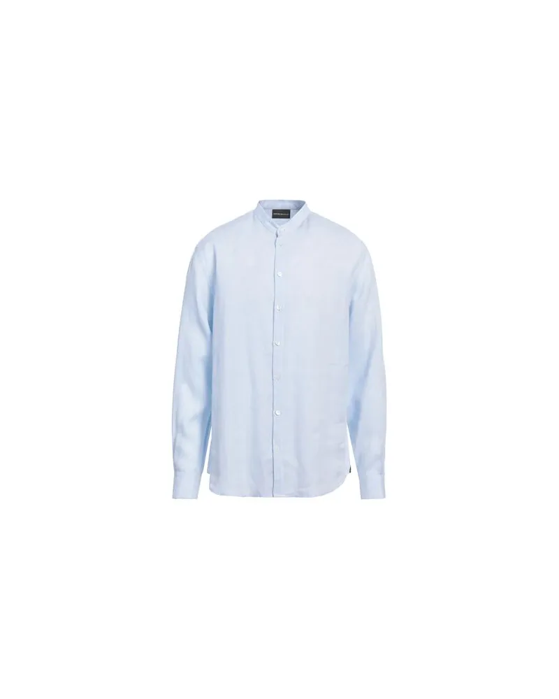 Emporio Armani TOPS - Hemdenauf YOOX.COM Himmelblau