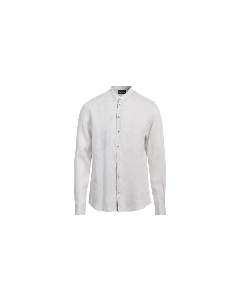 Emporio Armani TOPS - Hemdenauf YOOX.COM Hellgrau