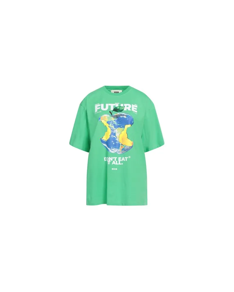 MSGM TOPS - T-shirtsauf YOOX.COM Limettengrün
