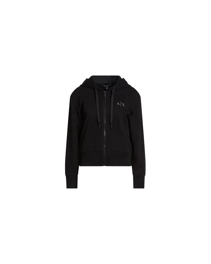 Armani Exchange TOPS - Sweatshirtsauf YOOX.COM Schwarz