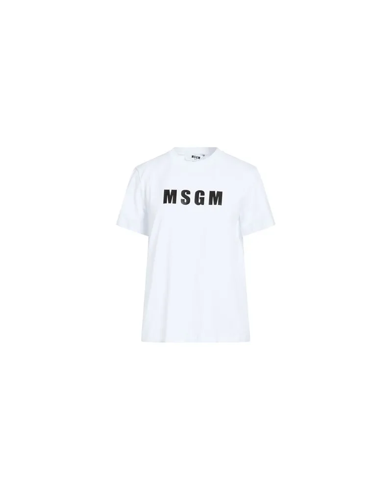 MSGM TOPS - T-shirtsauf YOOX.COM Weiß