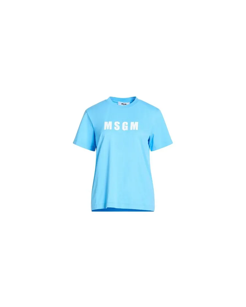 MSGM TOPS - T-shirtsauf YOOX.COM Himmelblau