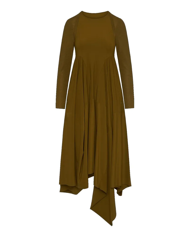 HIGH Maxi-Kleid Khaki