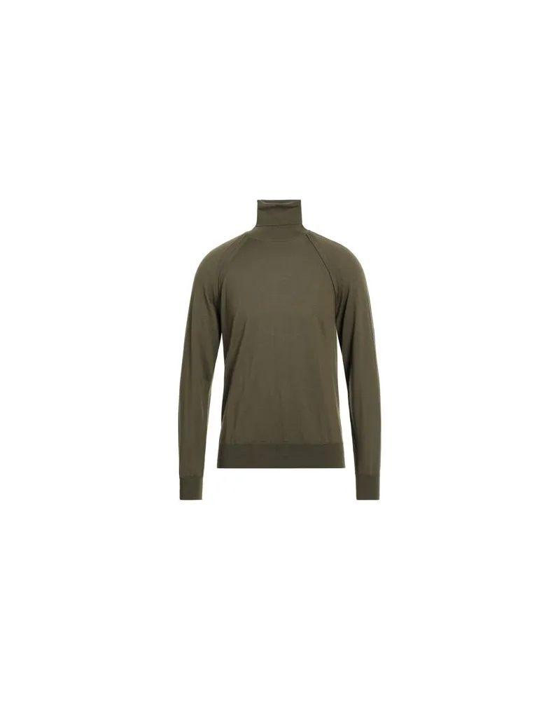 Paolo Pecora Milano STRICKWAREN - Rollkragenpulloverauf YOOX.COM Militärgrün