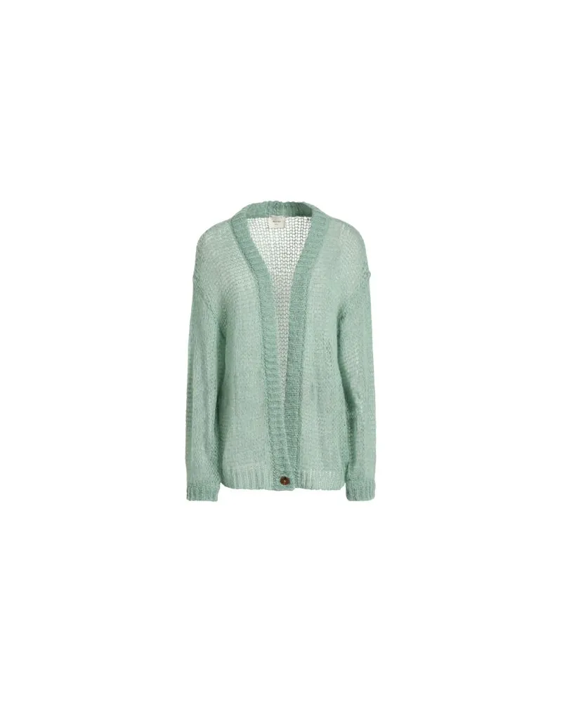 ALYSI CRÈME - STRICKWAREN - Strickjackenauf YOOX.COM Säuregrün