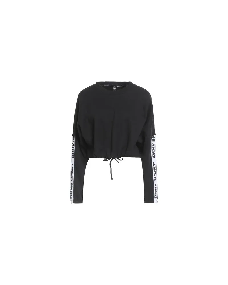 DKNY SPORT - TOPS - Sweatshirtsauf YOOX.COM Schwarz