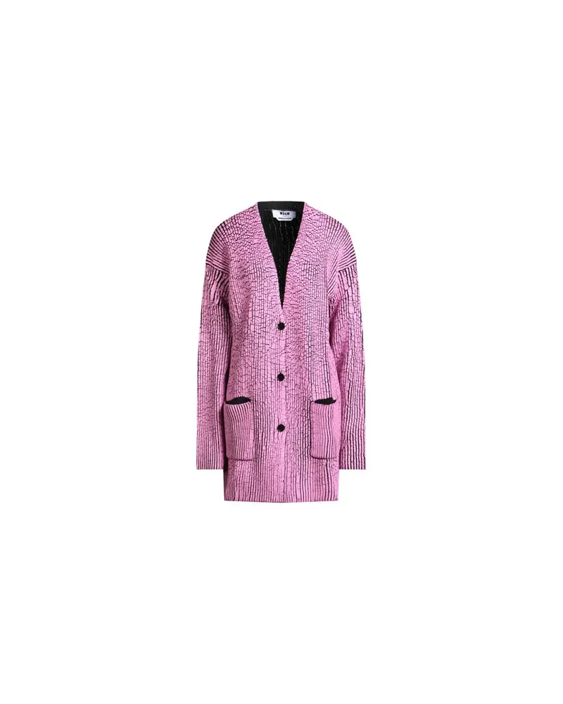 MSGM STRICKWAREN - Strickjackenauf YOOX.COM Rosa