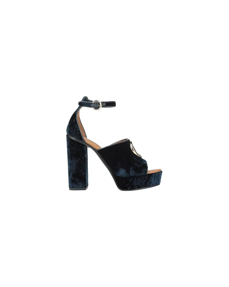 Chloé SCHUHE - Sandalenauf YOOX.COM Nachtblau