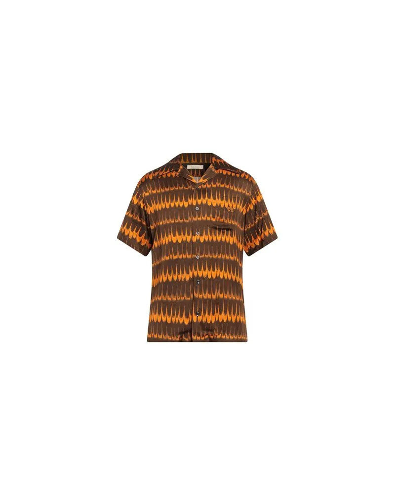 Wales Bonner TOPS - Hemdenauf YOOX.COM Dunkelbraun