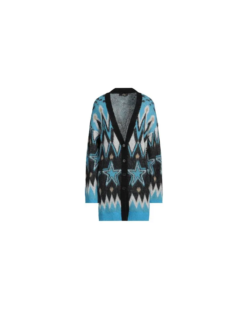 Actitude by Twinset STRICKWAREN - Strickjackenauf YOOX.COM Azurblau