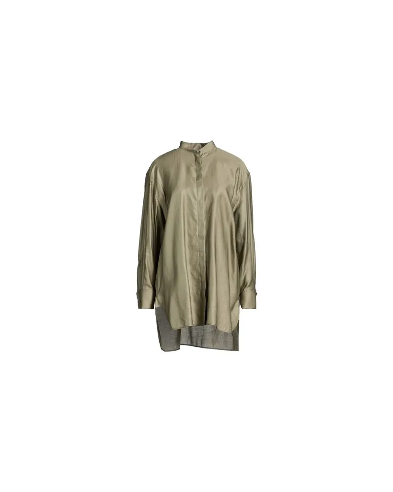 Max Mara TOPS - Hemdenauf YOOX.COM Salbeigrün