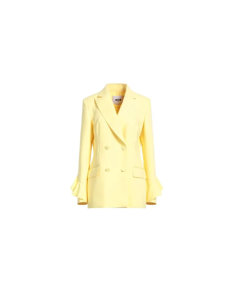 MSGM ANZÜGE und CO-ORDS - Blazersauf YOOX.COM Gelb
