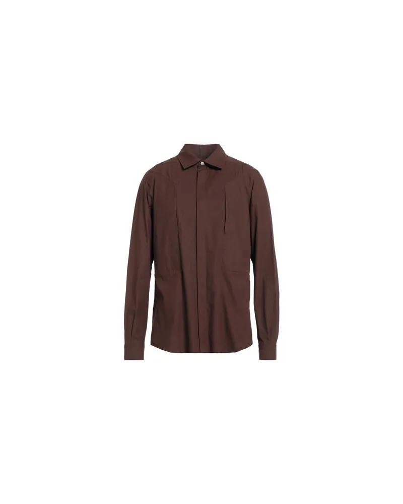 Rick Owens TOPS - Hemdenauf YOOX.COM Schokobraun