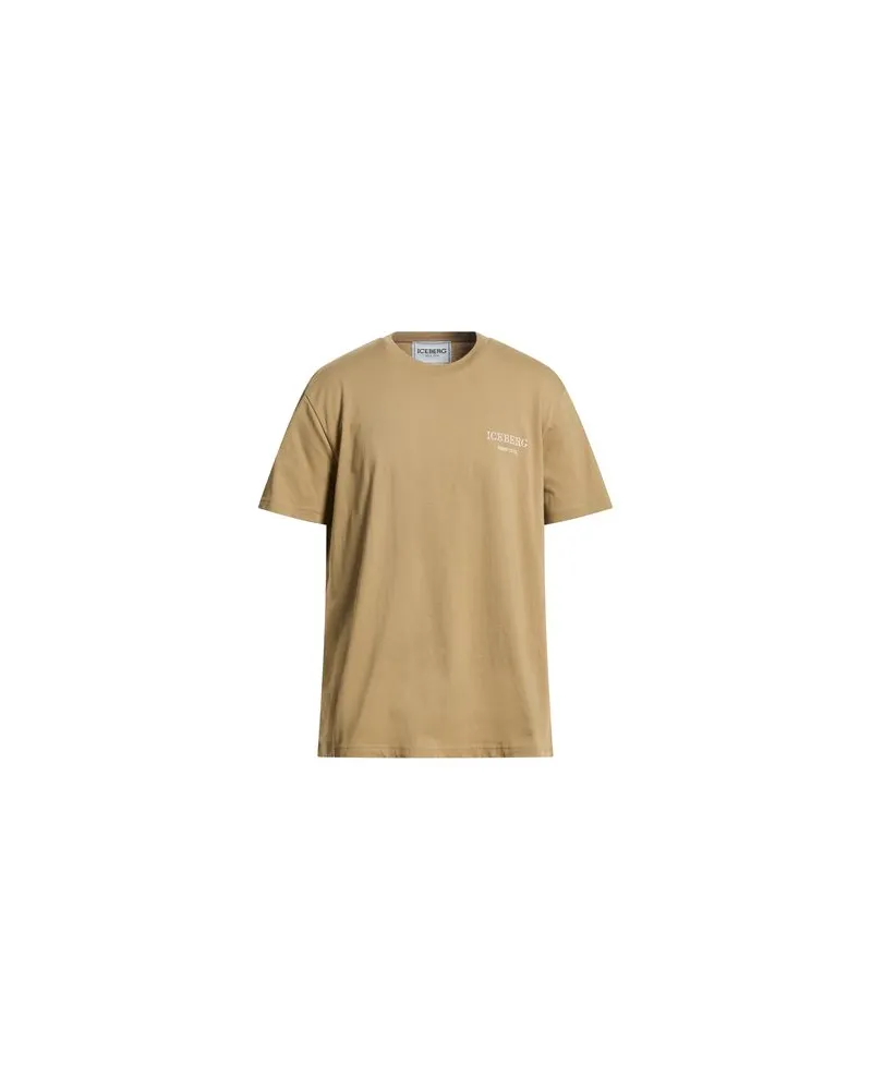 Iceberg T-SHIRT JERSEY  - TOPS - T-shirtsauf YOOX.COM Khaki
