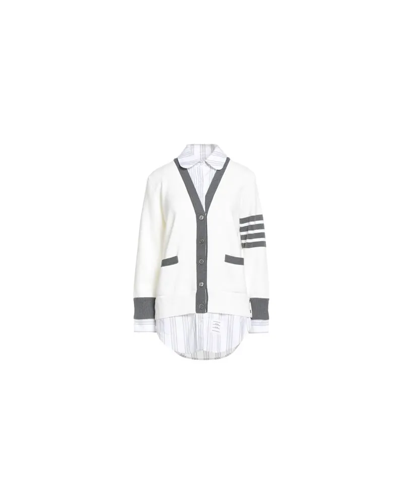Thom Browne STRICKWAREN - Strickjackenauf YOOX.COM Weiß