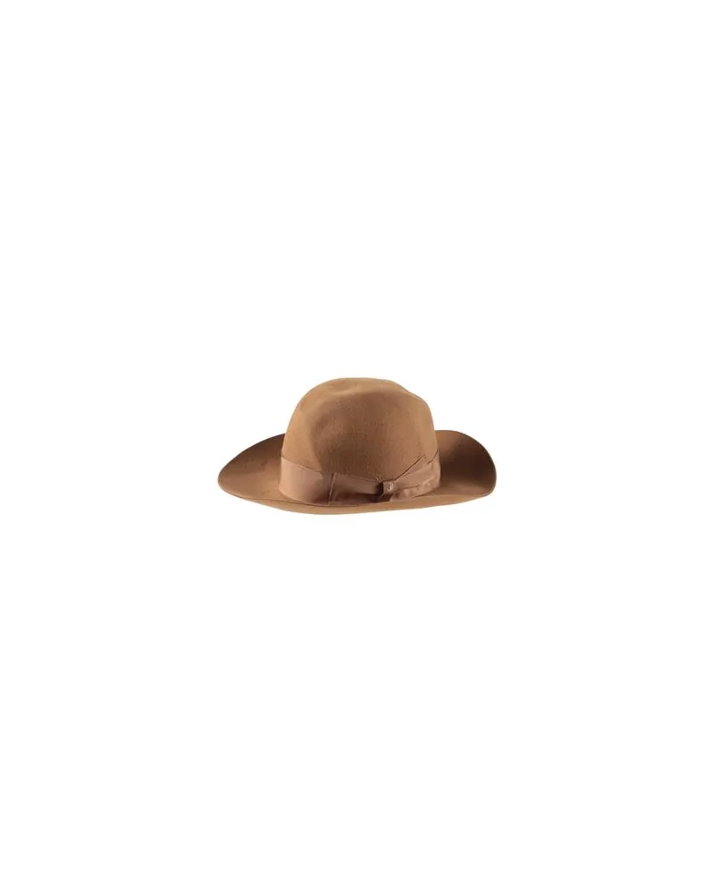 Borsalino ACCESSOIRES - Mützen & Hüteauf YOOX.COM Kamel