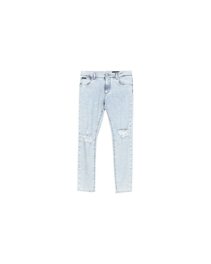Dolce & Gabbana HOSEN & RÖCKE - Jeanshosenauf YOOX.COM Blau