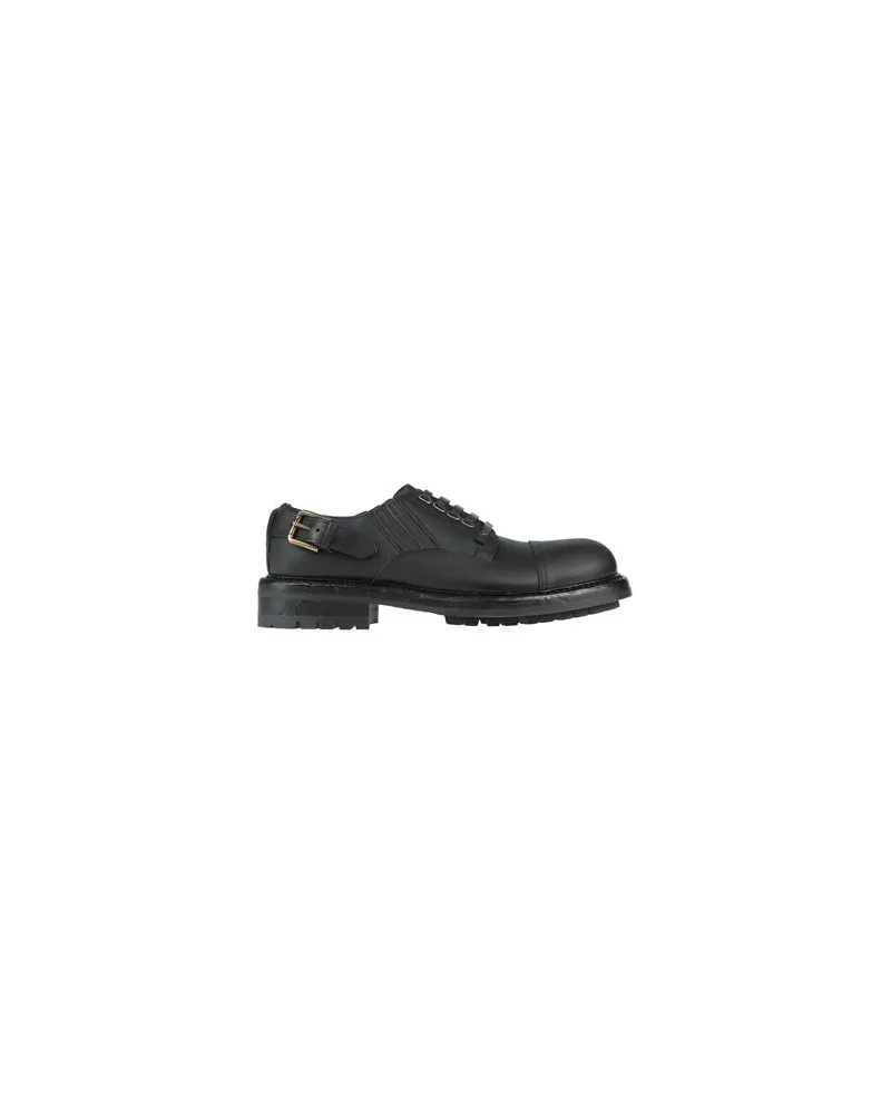 Dolce & Gabbana SCHUHE - Schnürschuheauf YOOX.COM Schwarz