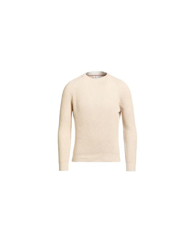 Brunello Cucinelli STRICKWAREN - Pulloverauf YOOX.COM Beige