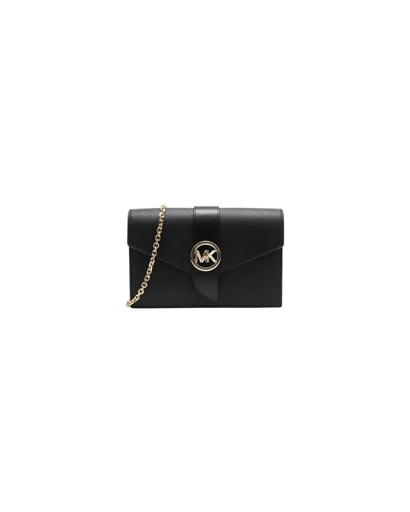 Michael Kors MD WALLET ON CHAIN CROSSBODY   - TASCHEN - Umhängetascheauf YOOX.COM Schwarz