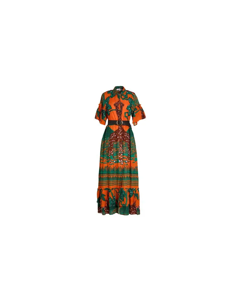 Connor & Blake KLEIDER - Maxi-Kleiderauf YOOX.COM Orange
