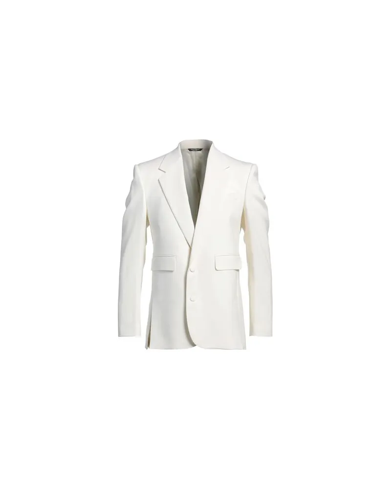 Dolce & Gabbana ANZÜGE und CO-ORDS - Blazersauf YOOX.COM Cremeweiß